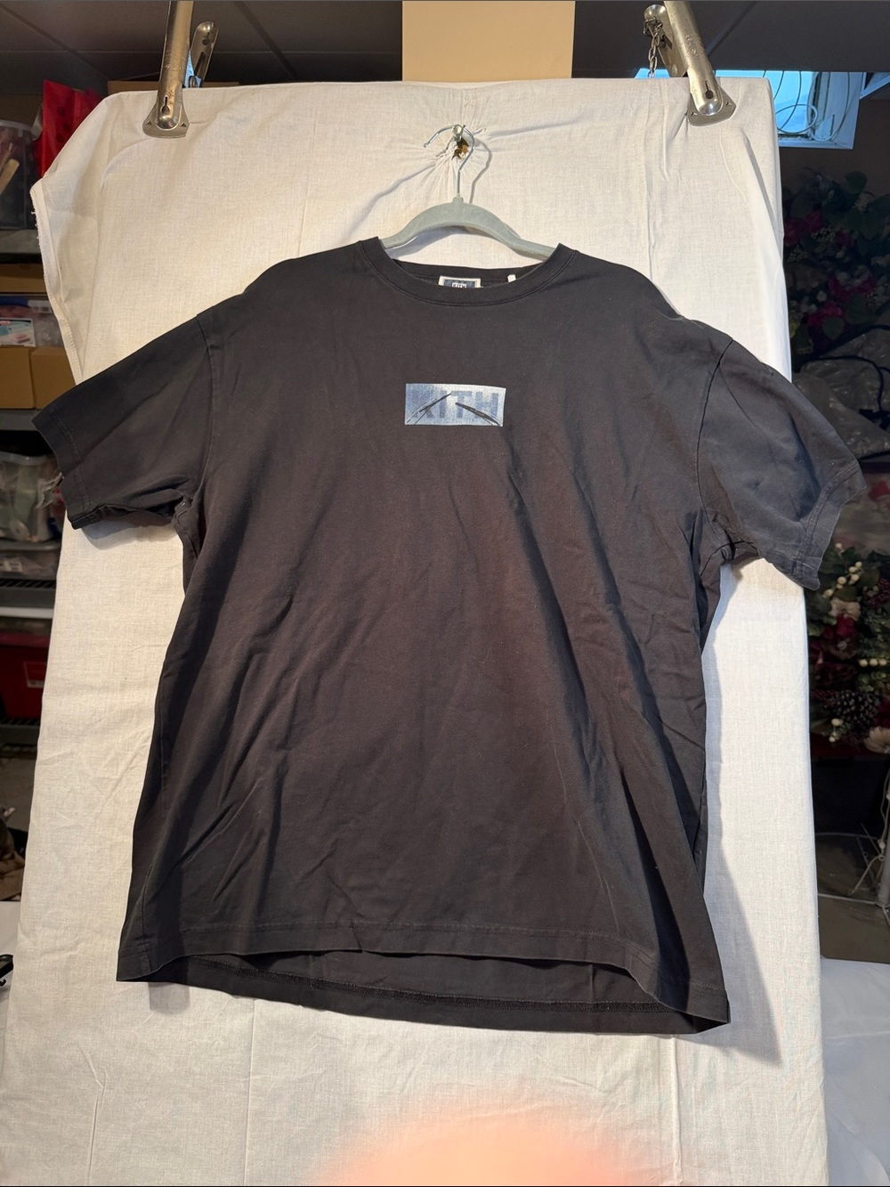 Kith Windshield Classic Men's Black Graphic Tee - large